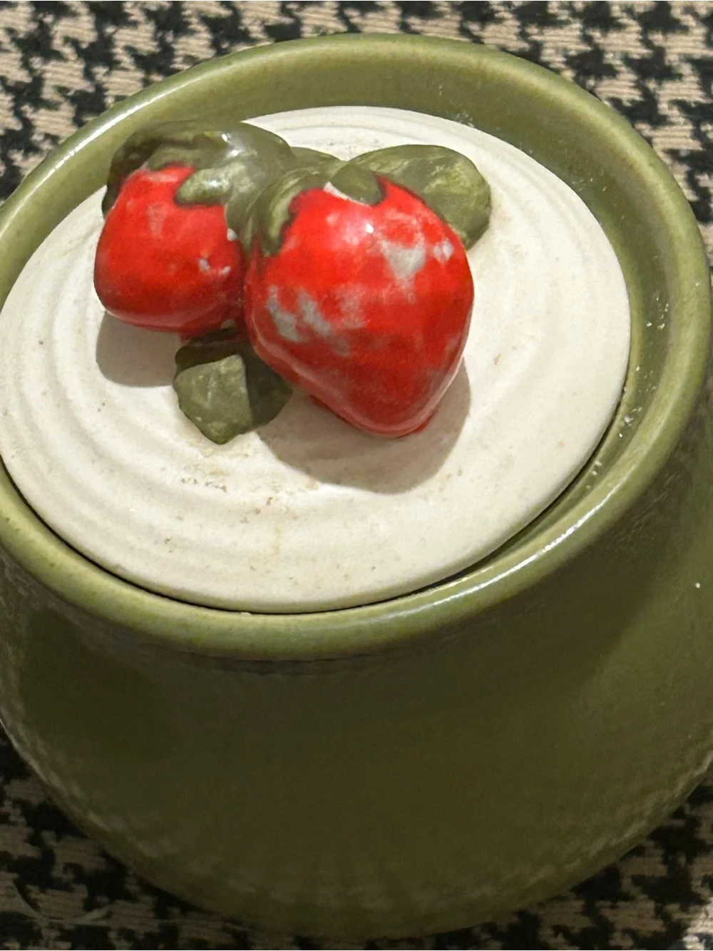 Vintage Metlox Poppytrail Strawberry creamer and Sugar Bowl